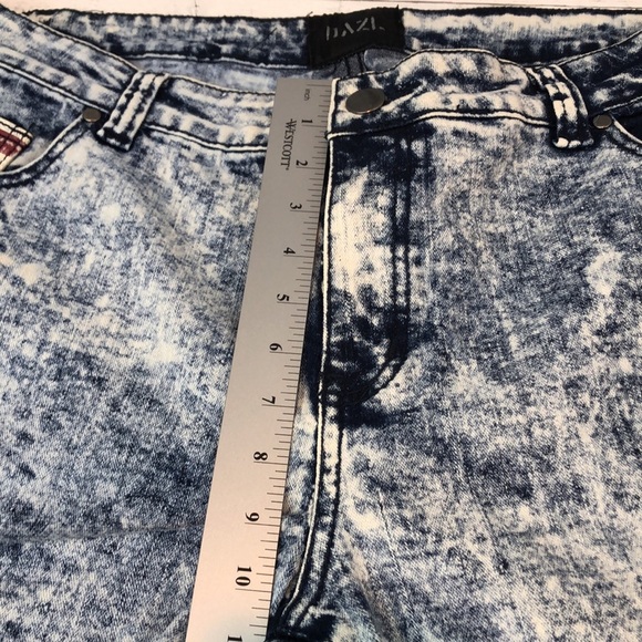 DAZL American Flag Acid Wash Long Line Bermuda Shorts NWT 20 - Picture 7 of 10